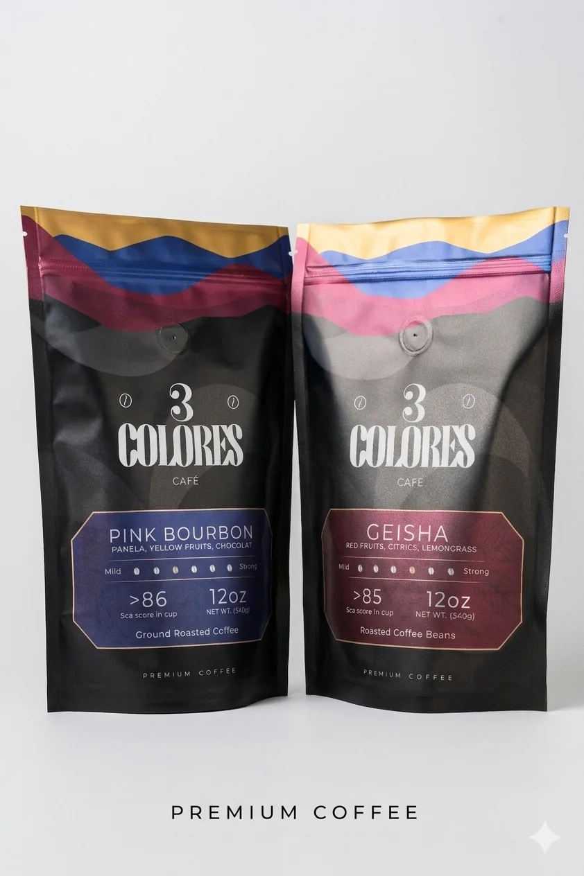 Kit Café Colombiano Geisha + Bourbon.